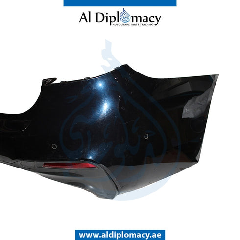 Rear Bumper, WITH SENSOR Hole, M Look, COMPLETE for BMW 5 Series F90 (2020-2023) models, Part Number UN-51128073725-CO