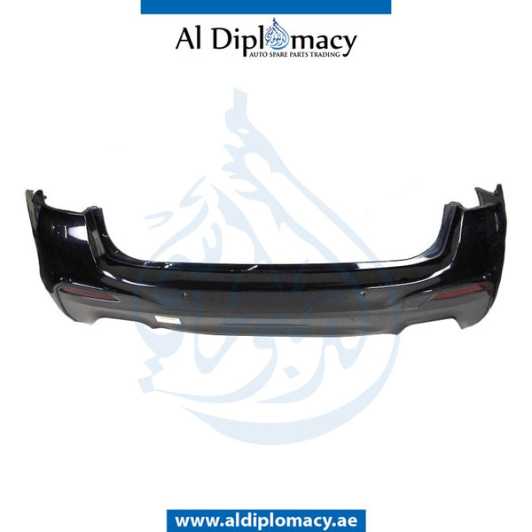 Rear Bumper, WITH SENSOR Hole, COMPLETE for BMW 5 Series G31 (2017-2020) models, Part Number UN-51128073729-CO