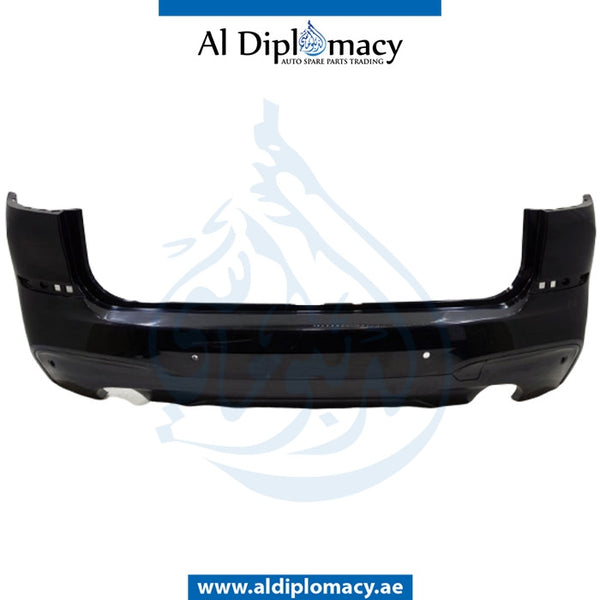 Rear Bumper, WITH SENSOR Hole, M Type, COMPLETE for BMW X3 Series F97 (2019-2021) models, Part Number UN-51128091992-CO