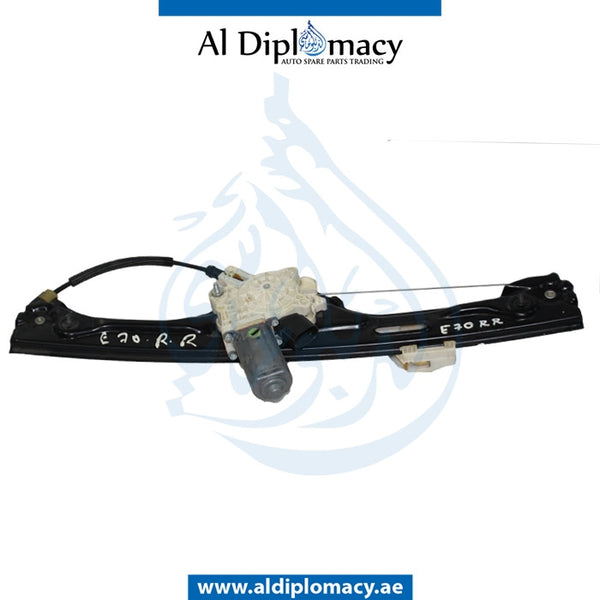 Rear Right DOOR WINDOW Lifter, WITH MOTOR for BMW X5 Series E70 (2006-2013) models, Part Number UN-51357166382-W/MOTOR