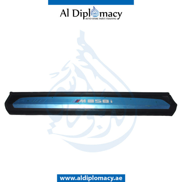 Left DOOR ENTRANCE Cover, M PERFORMANCE for BMW 8 Series G14 (2018-2023) models, Part Number UN-51478077781