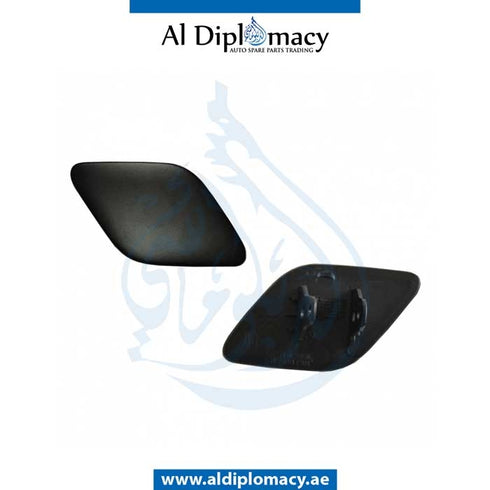 Left HEADLIGHT WASHER COVER for BMW X5 Series E70 (2006-2013) models, Part Number UN-51657052427