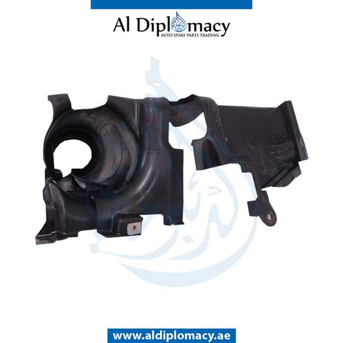 Right STEERING BOX COVER for BMW 5 Series E60 (2004-2010) models, Part Number UN-51717073402