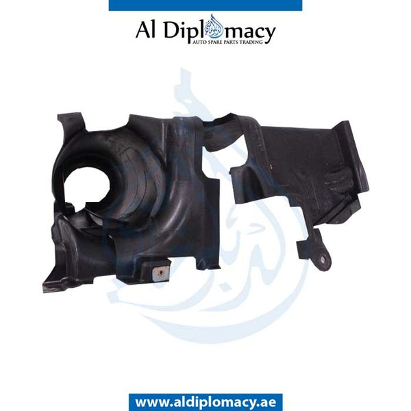 Right STEERING BOX COVER for BMW 5 Series E60 (2004-2010) models, Part Number UN-51717073402