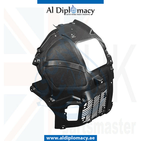 Front Left FENDER WHEEL HOUSING Cover, SECTION for BMW 5 Series G30 (2016-2020) models, Part Number UN-51717340785