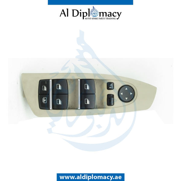 Front Left DOOR WINDOW SWITCH for BMW 7 Series F01 (2008-2015) models, Part Number UN-61319163611