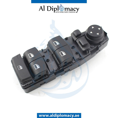 Front Left DOOR WINDOW SWITCH for BMW 5 Series F07 (2013-2017) models, Part Number UN-61319241955