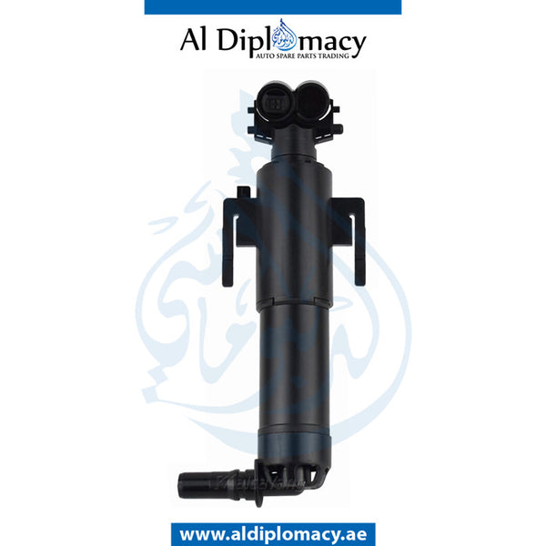 Left HEADLIGHT WIPER NOZZLE for BMW 5 Series G30 (2016-2020) models, Part Number UN-61677393509