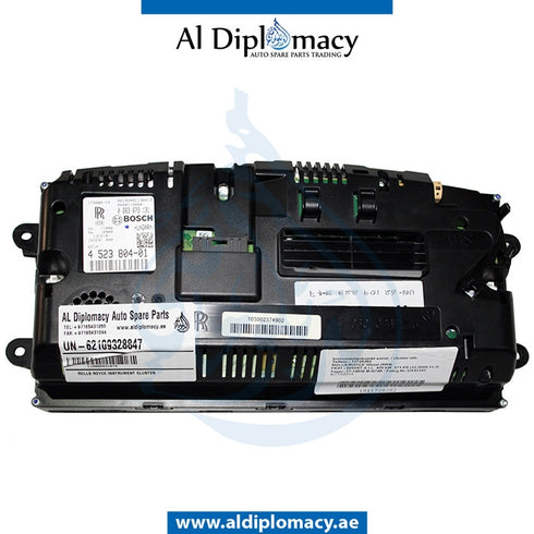 INSTRUMENT CLUSTER for Rolls-Royce Ghost 2009-2020 models, Part Number UN-62109328847