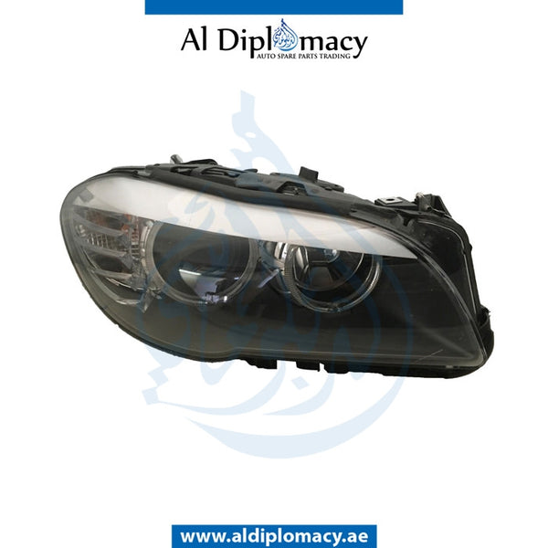 Right Headlight, Normal, USA Type, COMPLETE for BMW 5 Series F10 (2010-2016) models, Part Number UN-63117203244-CO