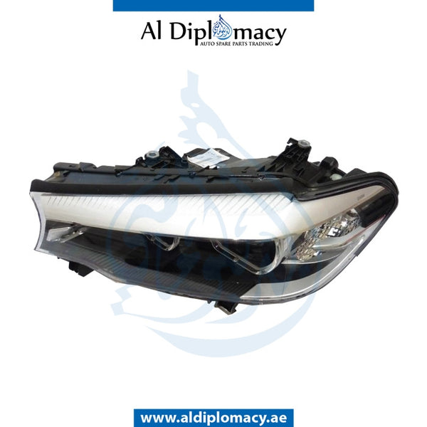Left Headlight, ADAPTIVE Led, COMPLETE for BMW 5 Series G30 (2016-2020) models, Part Number UN-63117214955-CO