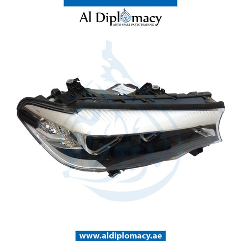 Right Headlight, ADAPTIVE Led, COMPLETE for BMW 5 Series G30 (2016-2020) models, Part Number UN-63117214956-CO