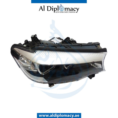 Left Headlight, ADAPTIVE Led, USA Type, COMPLETE for BMW 5 Series G11 (2016-2020) models, Part Number UN-63117214959-CO