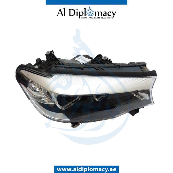 Left Headlight, ADAPTIVE Led, USA Type, COMPLETE for BMW 5 Series G11 (2016-2020) models, Part Number UN-63117214959-CO