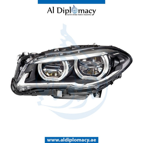 Left Headlight, ADAPTIVE Led, COMPLETE for BMW 5 Series G30 (2016-2020) models, Part Number UN-63117214961-CO