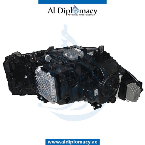 Left Headlight, ADAPTIVE Led, COMPLETE for BMW 5 Series G30 (2016-2020) models, Part Number UN-63117214965-CO