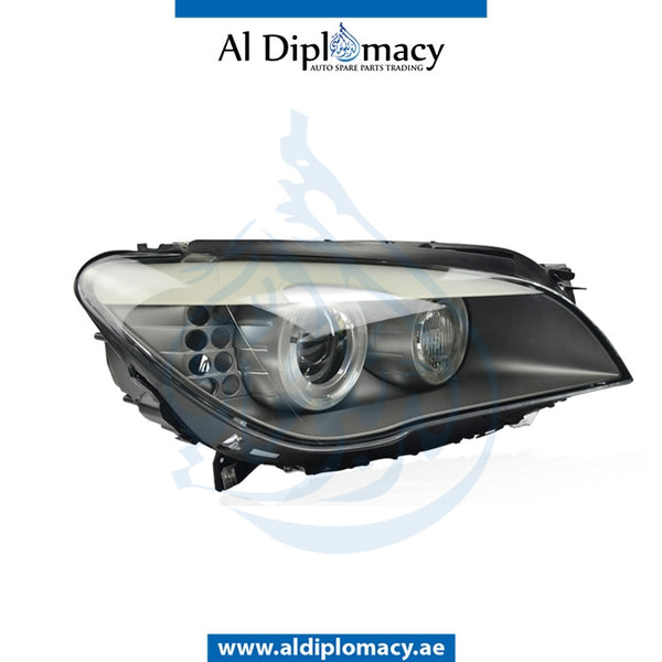 Left Headlight, ADAPTIVE Xenon, COMPLETE for BMW 7 Series F01 (2008-2015) models, Part Number UN-63117228427-CO