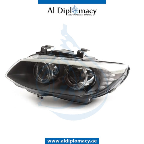 Left Headlight, ADAPTIVE Xenon, COMPLETE for BMW 3 Series E92 (2005-2013) models, Part Number UN-63117273215-CO