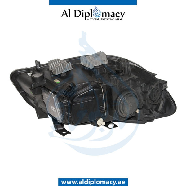 Left Headlight, BI Xenon, COMPLETE for BMW X1 Series E84 (2012-2015) models, Part Number UN-63117290261-CO