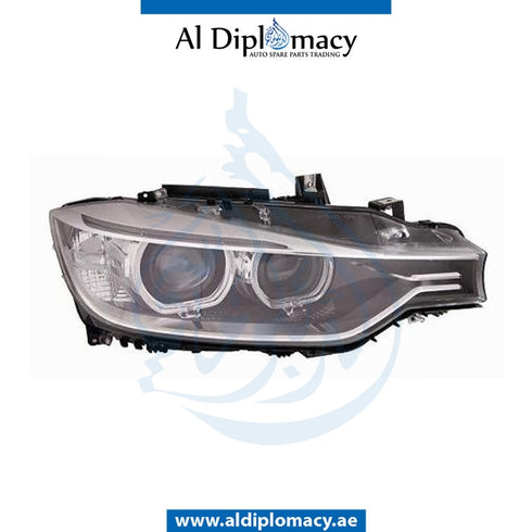 Right Headlight, BI Xenon, COMPLETE for BMW 3 Series F30 (2011-2015) models, Part Number UN-63117314532-CO