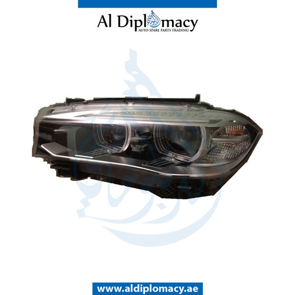Left Headlight, BI Xenon, COMPLETE for BMW X5 Series F15 (2013-2018) models, Part Number UN-63117317101-CO