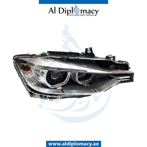 Right Headlight, AKL Xenon, COMPLETE for BMW 3 Series F30 (2011-2015) models, Part Number UN-63117338702-CO