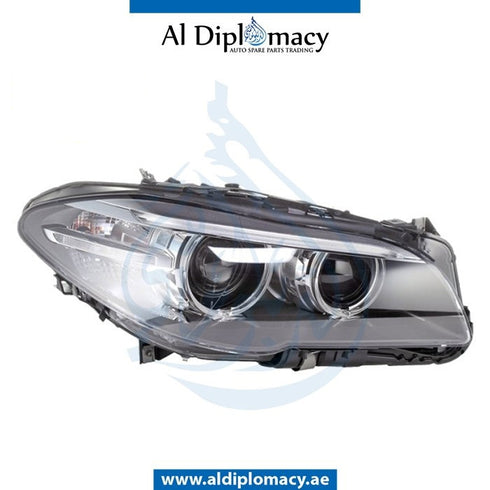 Right Headlight, ADAPTIVE Xenon, COMPLETE for BMW 5 Series F10 (2010-2016) models, Part Number UN-63117343908-CO