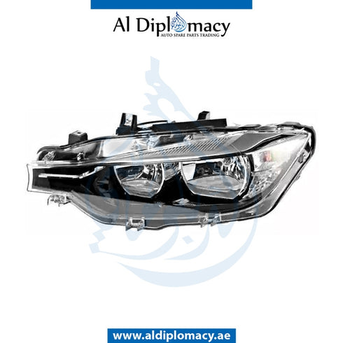 Left Headlight, NORMAL for BMW 3 Series F30 (2011-2015) models, Part Number UN-63117365595