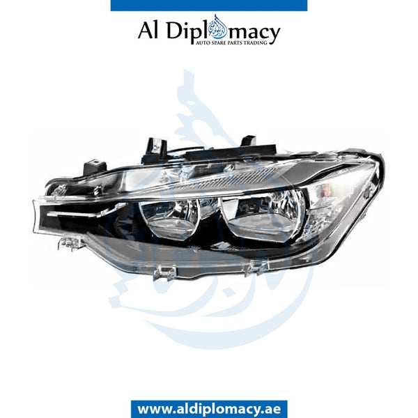 Left Headlight, NORMAL for BMW 3 Series F30 (2011-2015) models, Part Number UN-63117365595