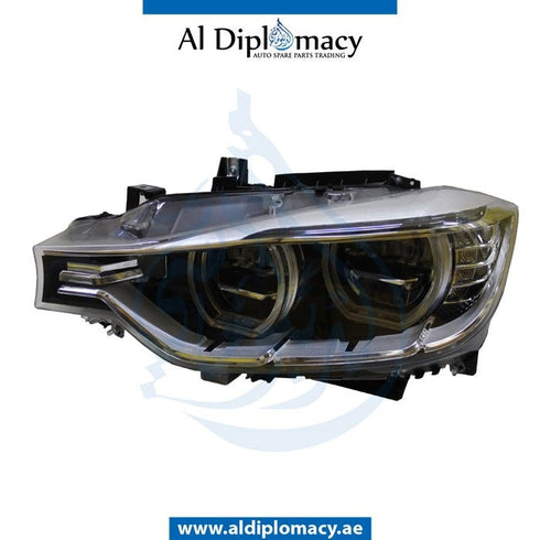 Left Headlight, ADAPTIVE Led, COMPLETE for BMW 3 Series F32 (2013-2017) models, Part Number UN-63117377841-CO