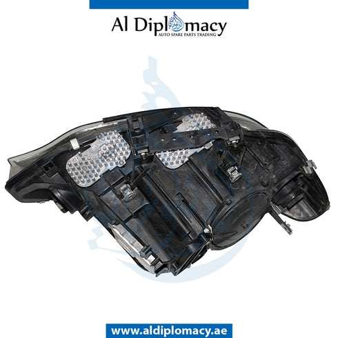 Left Headlight, BI Xenon, COMPLETE for BMW 3 Series F32 (2013-2017) models, Part Number UN-63117377843-CO