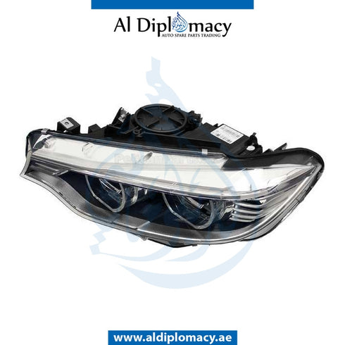 Left Headlight, ADAPTIVE Led, USA Type, COMPLETE for BMW 3 Series F32 (2013-2017) models, Part Number UN-63117377855-CO