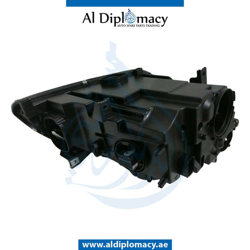 Left Headlight, ADAPTIVE Led, EMPTY for BMW 6 Series F06 (2015-2018) models, Part Number UN-63117394913