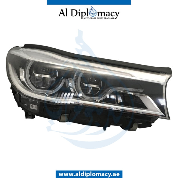 Right Headlight, ADAPTIVE Led, COMPLETE for BMW 7 Series G11 (2015) models, Part Number UN-63117408706-CO