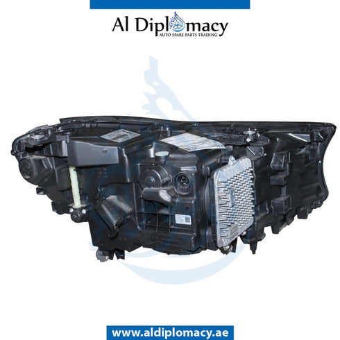 Left Headlight, ADAPTIVE Led, COMPLETE for BMW 7 Series G11 (2015) models, Part Number UN-63117408715-CO