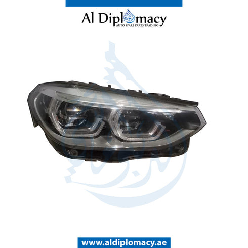 Right Headlight, ADAPTIVE Led, USA Type, COMPLETE for BMW X3 Series F97 (2019-2021) models, Part Number UN-63117466122-CO