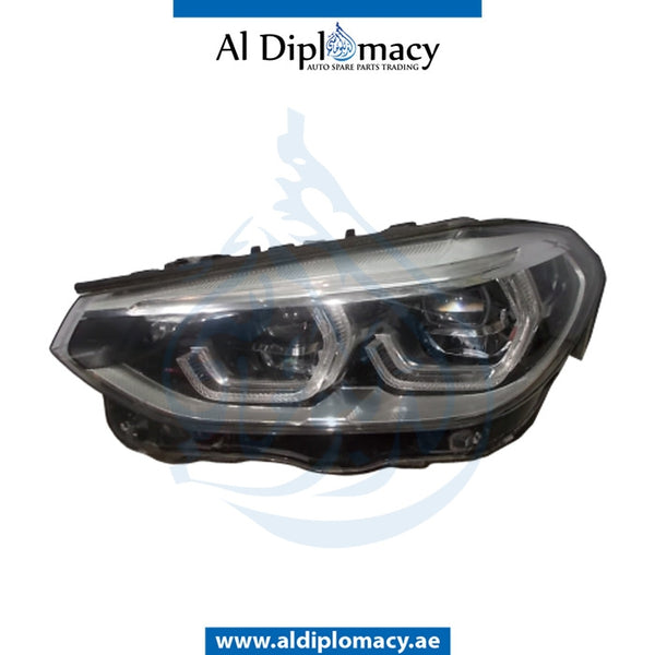 Left Headlight, ADAPTIVE Led, COMPLETE for BMW X3 Series F97 (2019-2021) models, Part Number UN-63117466125-CO