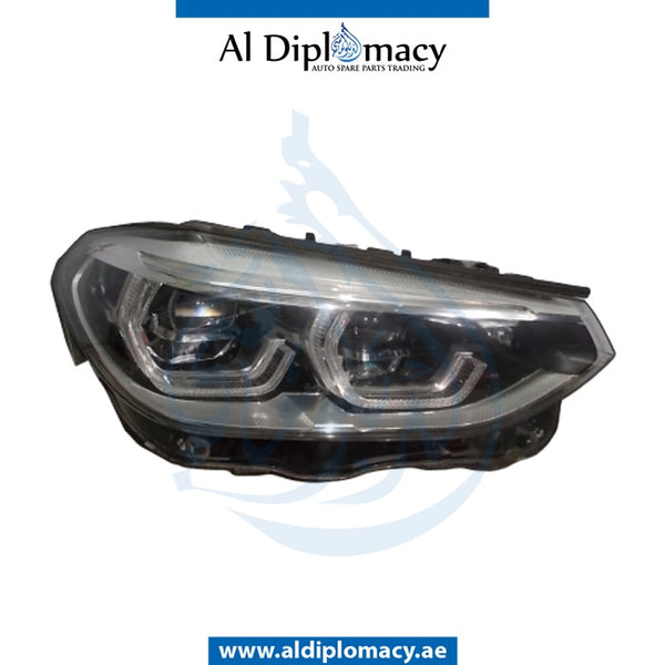 Right Headlight, ADAPTIVE Led, COMPLETE for BMW X3 Series F97 (2019-2021) models, Part Number UN-63117466126-CO