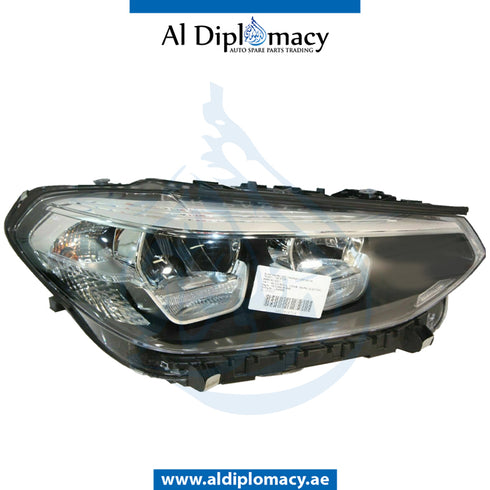 Right Headlight, Led, COMPLETE for BMW X3 Series G01 (2017-2021) models, Part Number UN-63117466132-CO