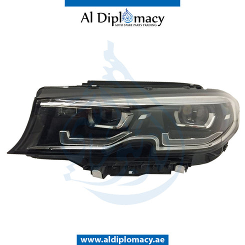 Left Headlight, ADAPTIVE Led, COMPLETE for BMW 3 Series G20 (2018-2022) models, Part Number UN-63118496155-CO