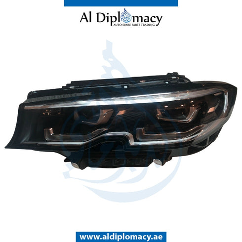 Left Headlight, ADAPTIVE Led, COMPLETE for BMW 3 Series G20 (2018-2022) models, Part Number UN-63118496159-CO