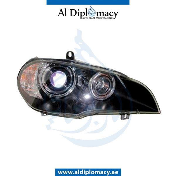 Right Headlight, Normal, COMPLETE for BMW X5 Series E70 (2006-2013) models, Part Number UN-63127278046-CO