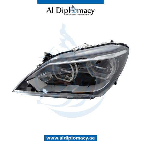 Left Headlight, ADAPTIVE Led, EMPTY for BMW 6 Series F06 (2011-2015) models, Part Number UN-63127358357
