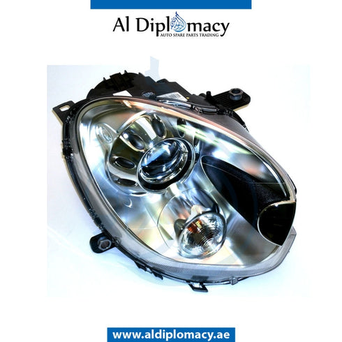 Right Headlight, ADAPTIVE Xenon, COMPLETE for Mini Cooper Mini Countryman R60 (2011-2016) models, Part Number UN-63129807490-CO