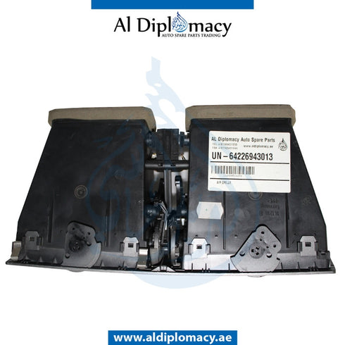 Front A/C Grille, CENTER for BMW 7 Series E65 (2001-2008) models, Part Number UN-64226943013