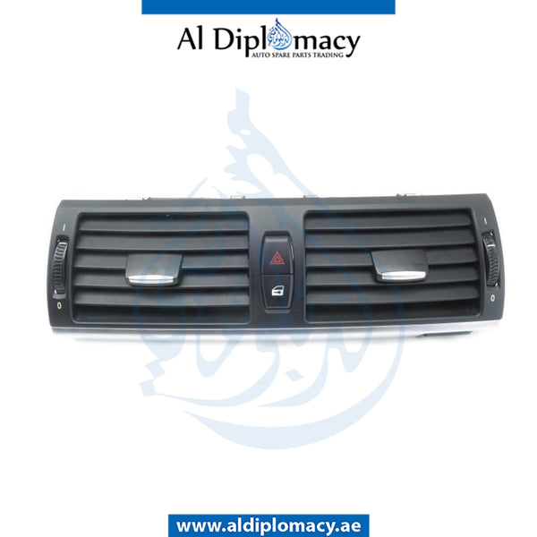 Front A/C Grille, CENTER for BMW X5 Series E70 (2006-2013) models, Part Number UN-64226958654