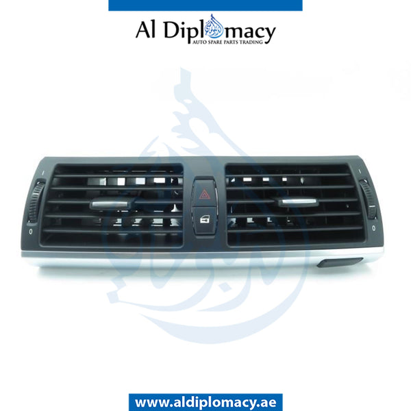 Front A/C Grille, CENTER for BMW X5 Series E70 (2006-2013) models, Part Number UN-64227161801