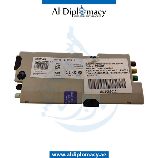 ANTENNA AMPLIFIER for BMW 6 Series F06 (2011-2015) models, Part Number UN-65209346795