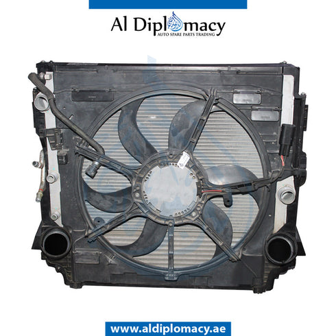 RADIATOR Kit, COMPLETE for BMW X5 Series E70 (2006-2013) models, Part Number UN-E70/E71RADKIT-CO
