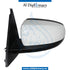 Left Mirror, WITH Camera, WHITE for BMW X5 Series E70 (2006-2013) models, Part Number UN-E70MIR-FL+CAM-WH